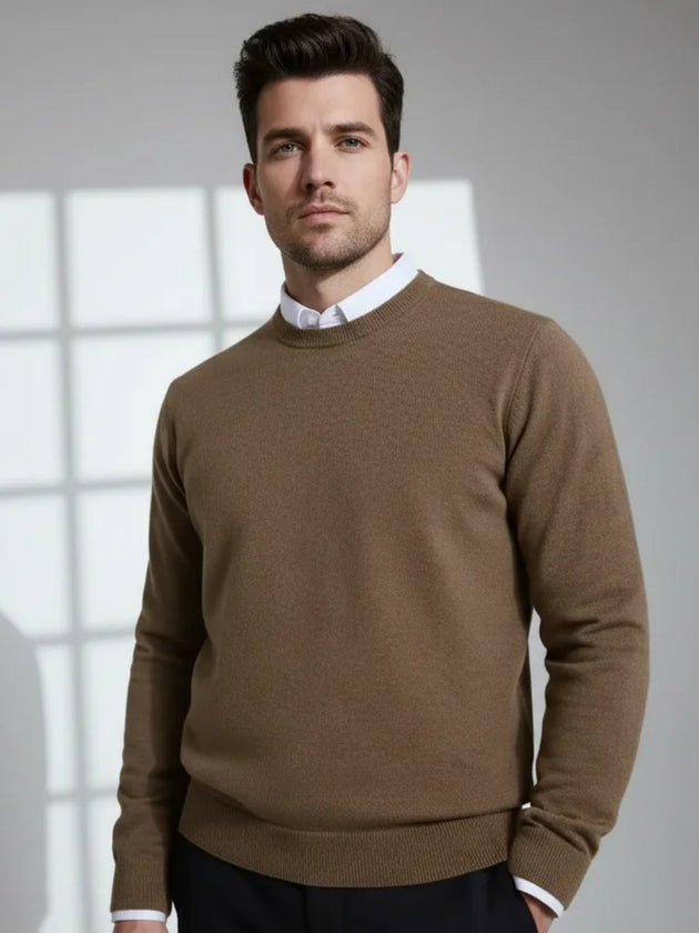 Valoriani light cashmere crewneck sweater