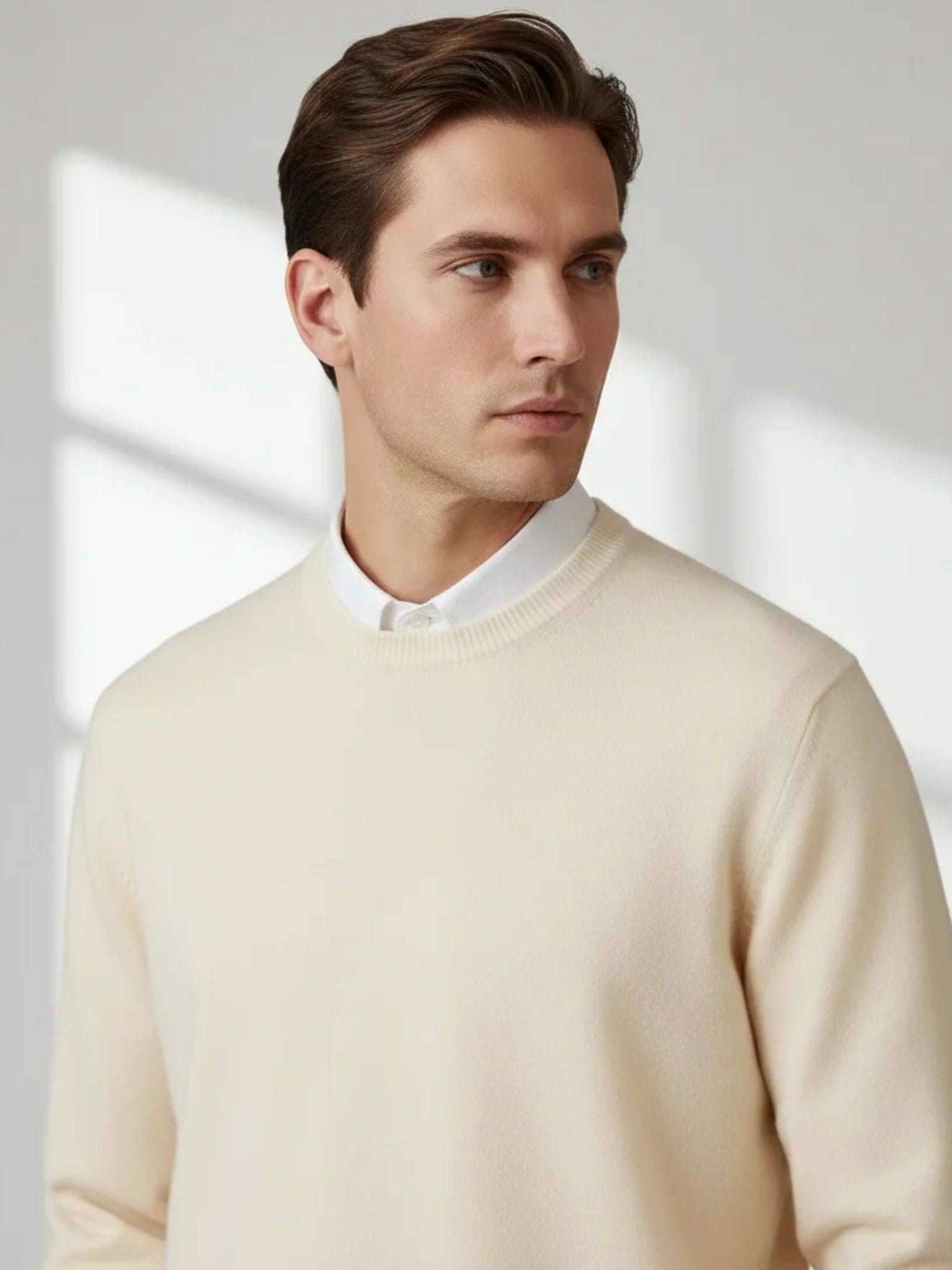 Valoriani luxury cashmere sweater fit