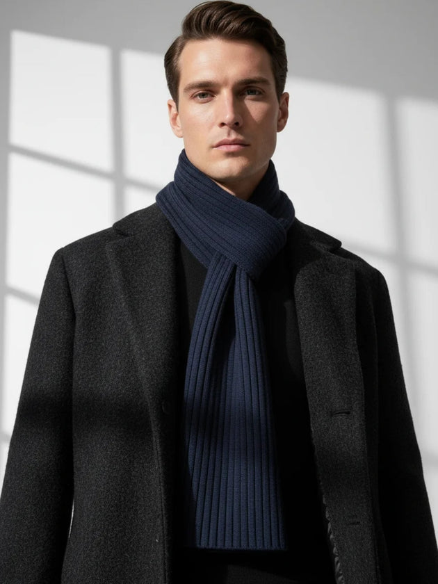 ribbed cashmere scarf luxury winter accessory