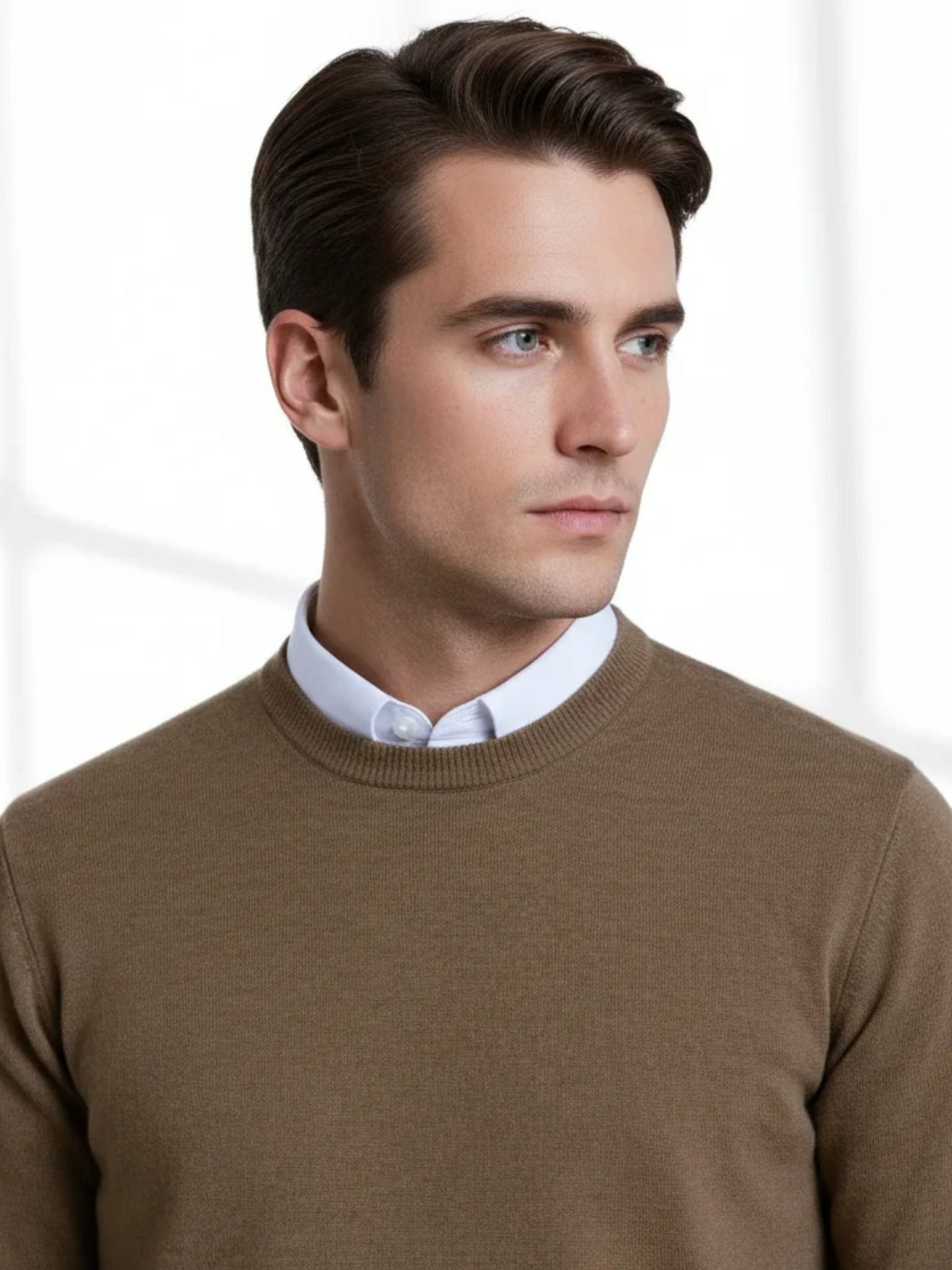 Valoriani light cashmere knitwear detail