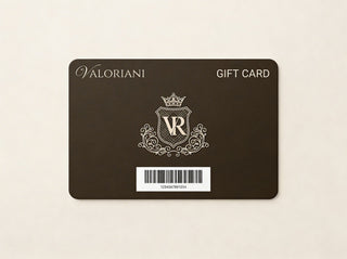 valoriani luxury gift card elegant presentation