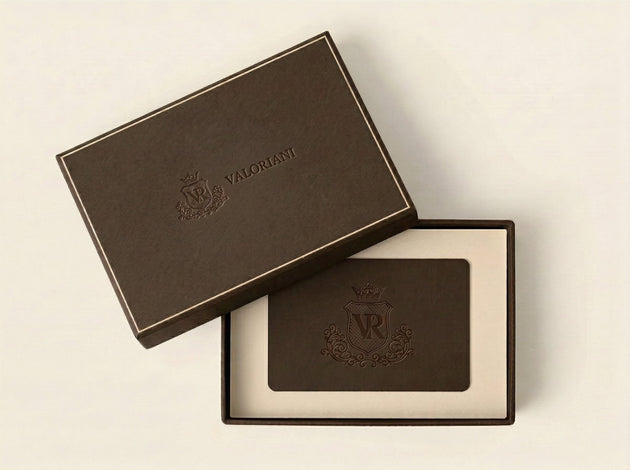 premium fashion gift card minimalist design concept